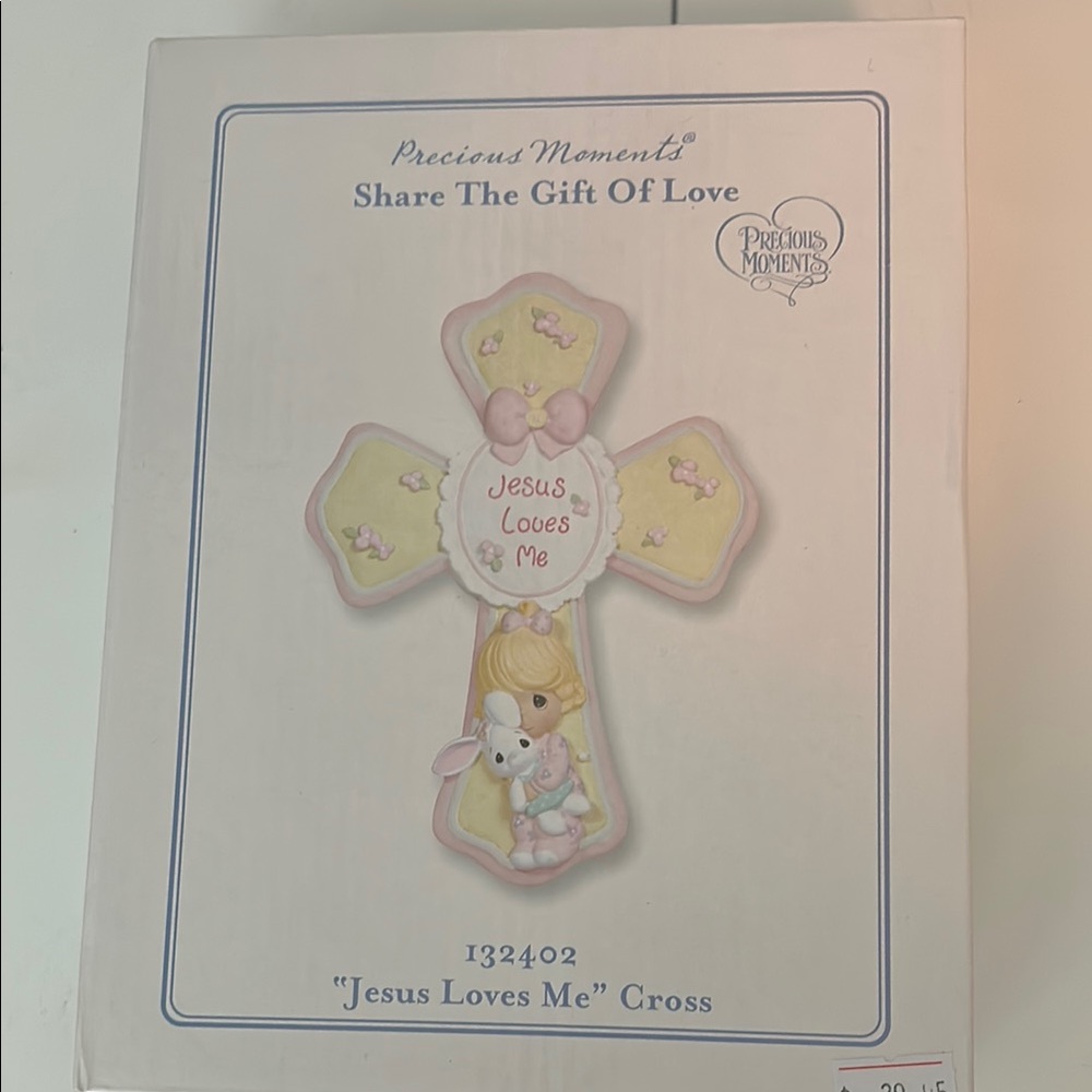 Precious Moments “Jesus Loves Me” cross